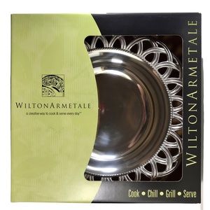 WILTON ARMETALE Harvest Bowl Medium  #470014  Aluminum Serveware NWT